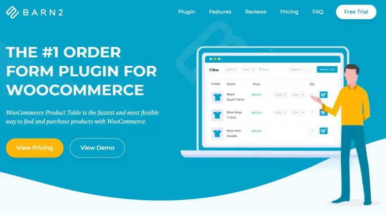 WooCommerce Table de produits WordPress Plugins WordPress