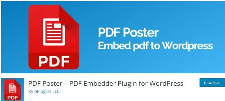 PDF Poster Wordpress Plugin - Bright Plugins PDF-Poster WordPress-Plugin