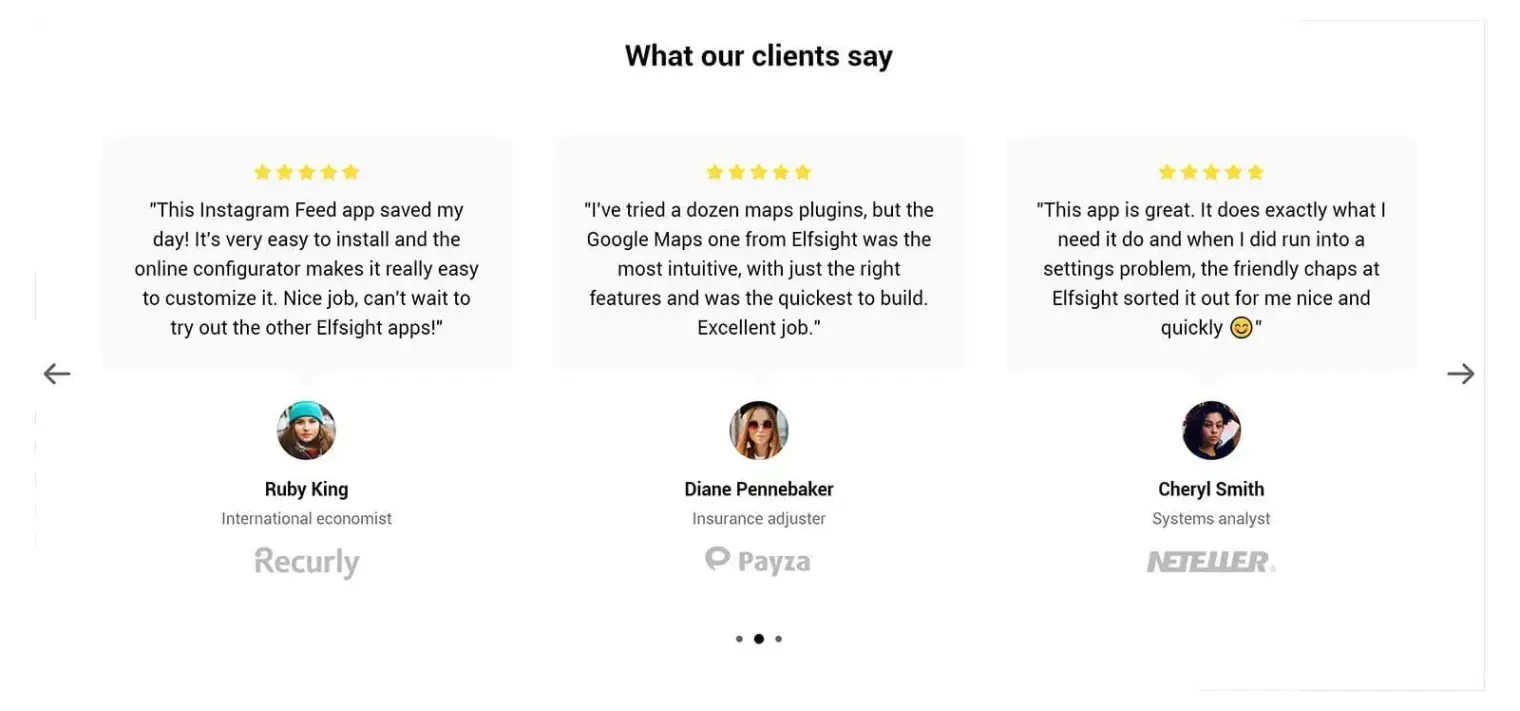 Easy Testimonials
