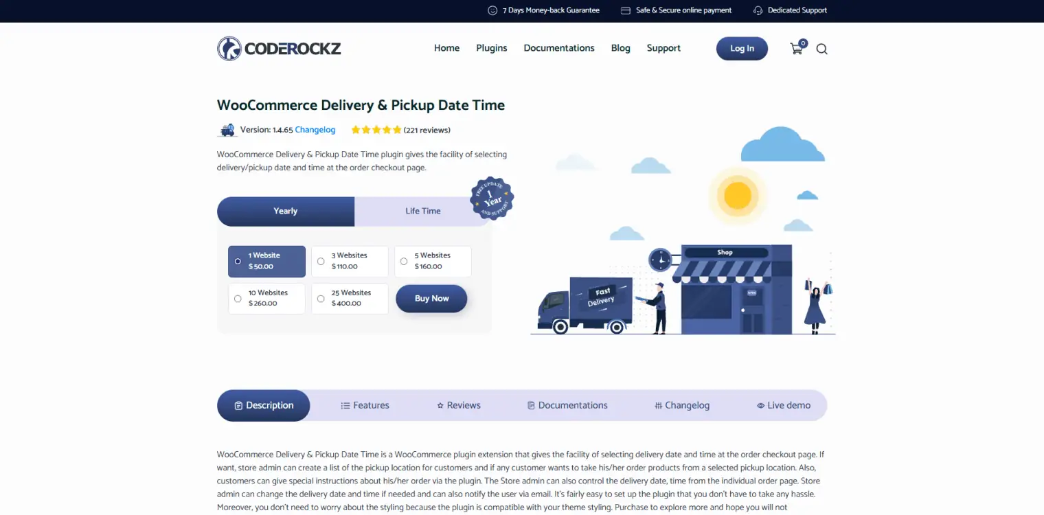WooCommerce Delivery Date Time by CodeRockz