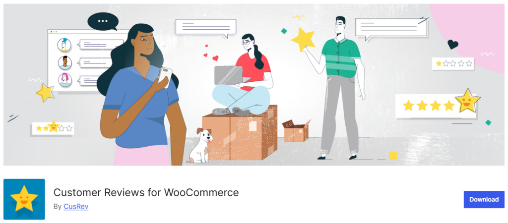 Customer Reviews for WooCommerce CusRev