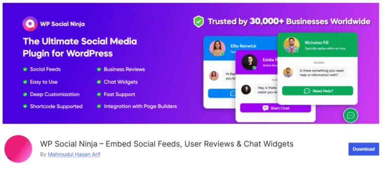 WP Social Ninja