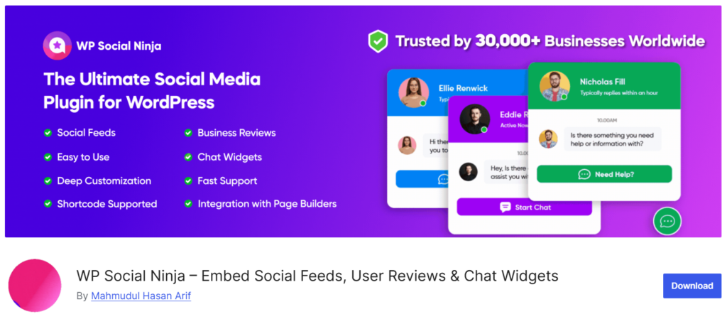 WP Social Ninja