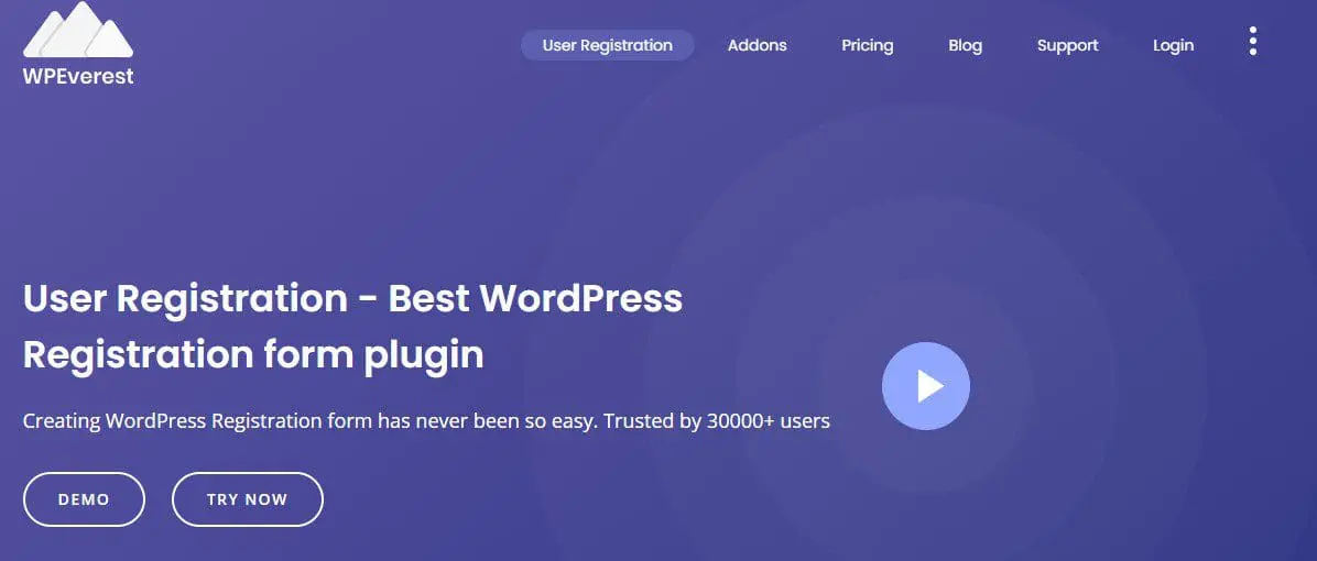 User Registration WordPress Plugin