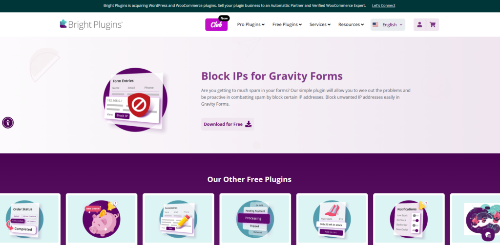 Block IPs for Gravity Forms