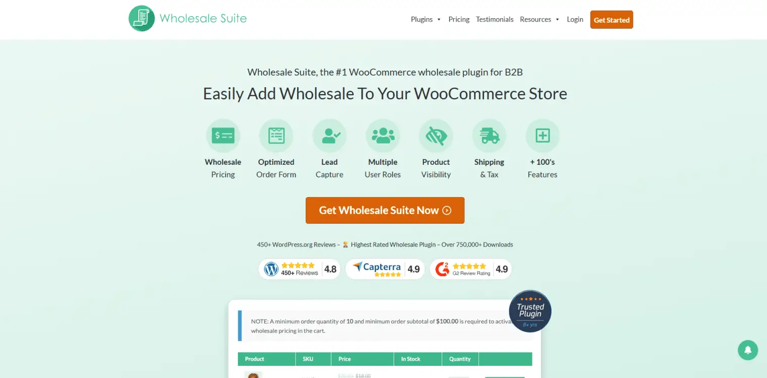 Wholesale Suite Plugin