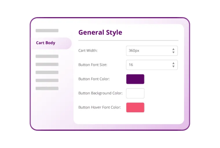 Options de personnalisation polyvalentes du chariot flottant