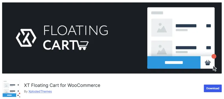 Chariot flottant XT pour WooCommerce