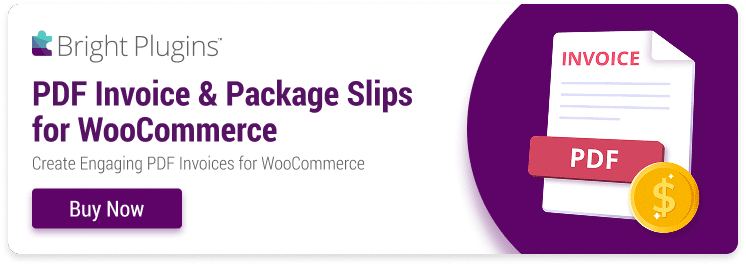 PDF Invoice & Package Slips for WooCommerce