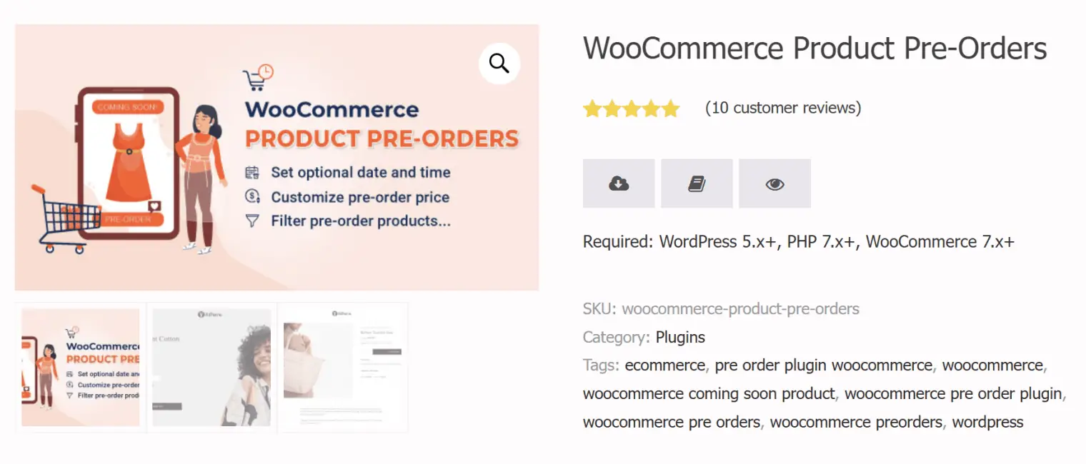Pre-Order for WooCommerce by VillaTheme