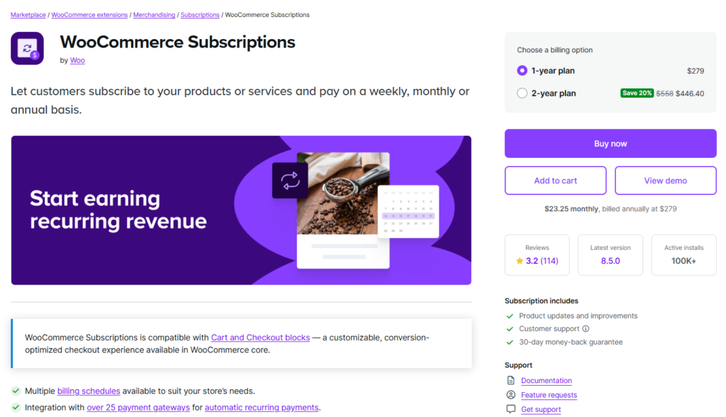WooCommerce Subscriptions