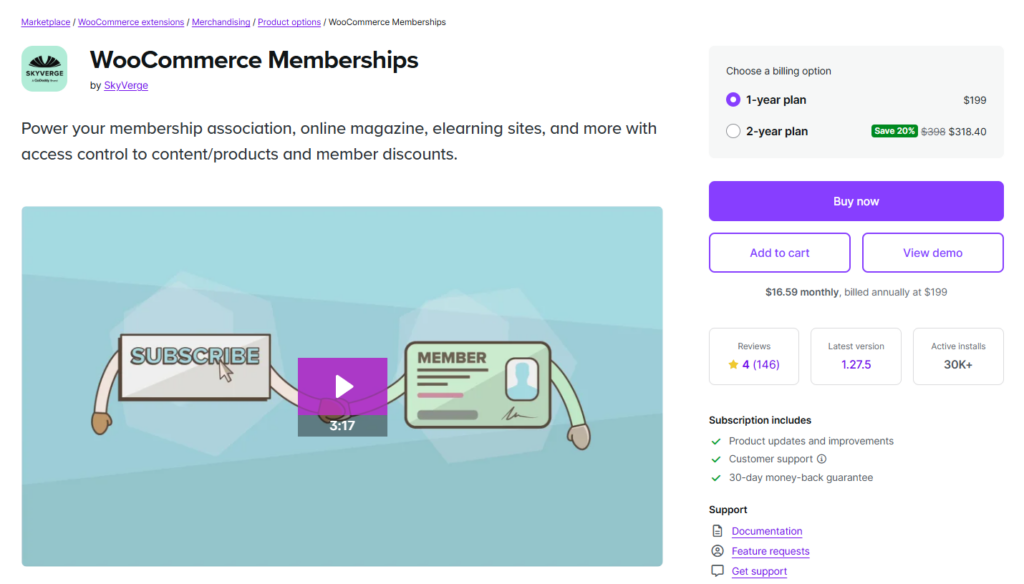 WooCommerce Memberships