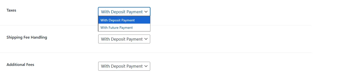 Deposits for WooCommerce: Deposits Taxes Shipping Fees Timing