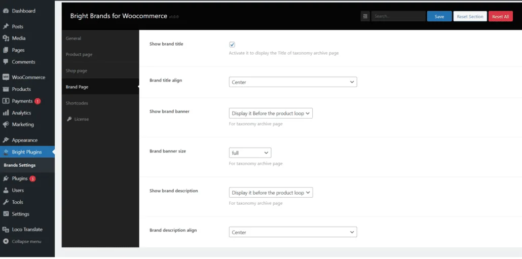 Bright Brands For Woocommerce: image 12