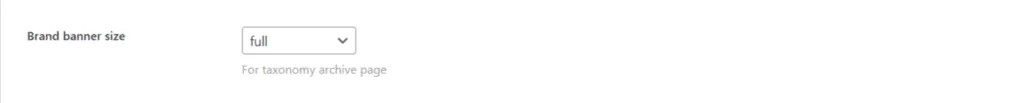 Marques lumineuses pour Woocommerce: Brands banner size