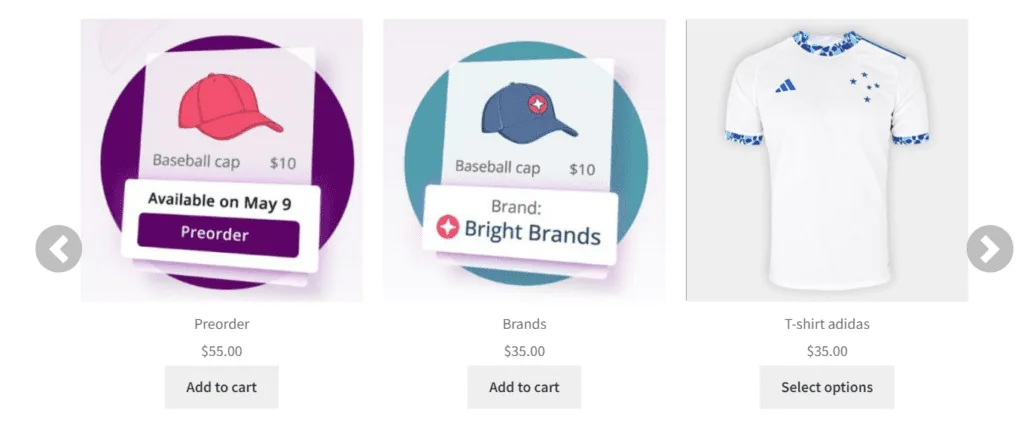 Marques lumineuses pour Woocommerce: Carousel brands 1