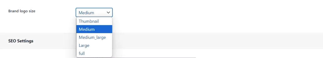 Marques lumineuses pour Woocommerce: Brand logo size