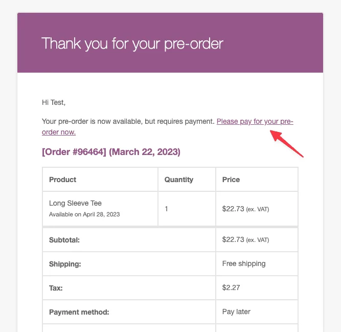Pre-Orders for WooCommerce: image