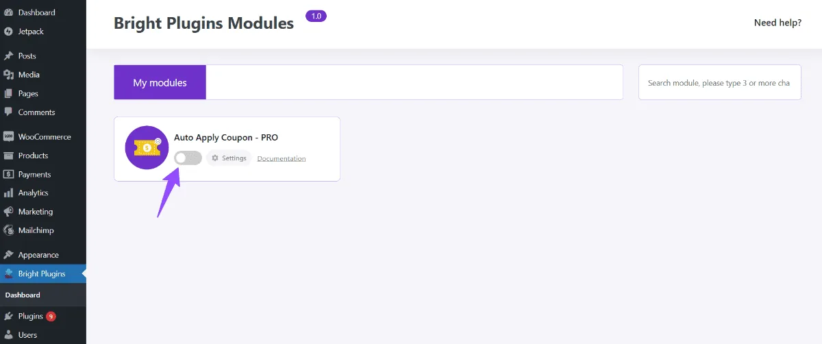 Cupón de aplicación automática: Auto apply coupon pro activate 1