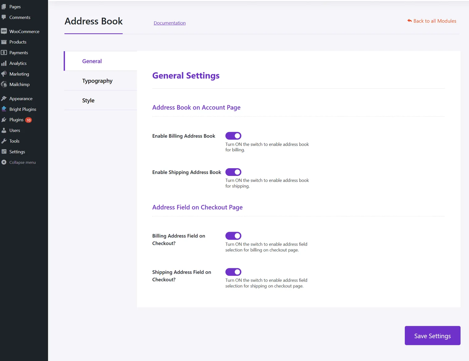 Adresboek: Address book general