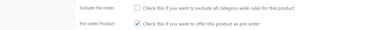 Pedidos anticipados para WooCommerce: Pre Order check