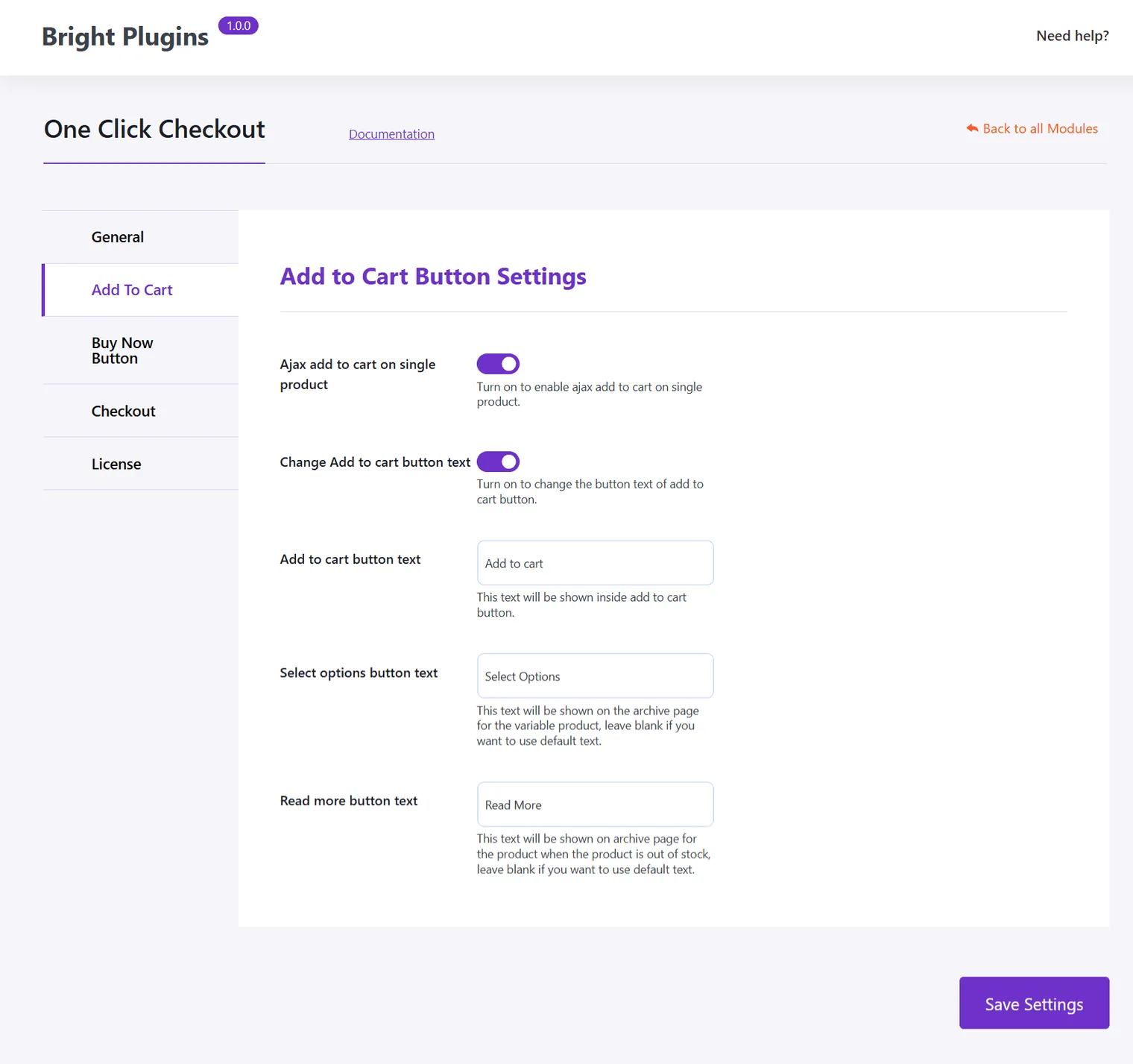 One Click Checkout: Option Add to cart 1