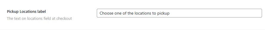 Consegna e ritiro dell'ordine: pickup locations label