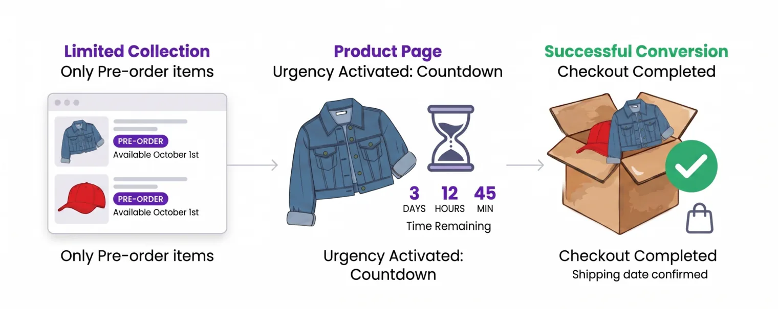 Pre-Orders for WooCommerce: Launch a Limited Collection with a Landing Countdown 3.