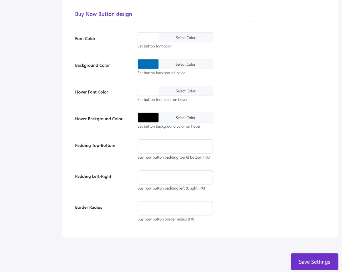 One Click Checkout: Buy now button desing