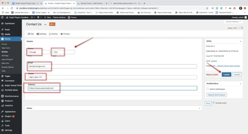 Edit-Entries-Gravity-Forms-_9 - Bright Plugins Gravity Forms Edit Entries - Step #9