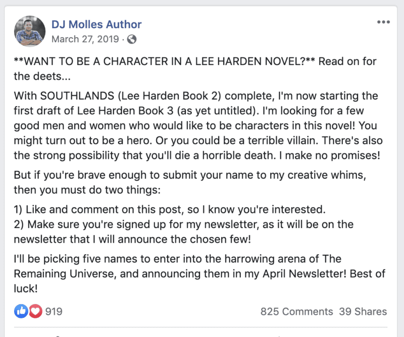 Preorders for Book Sales