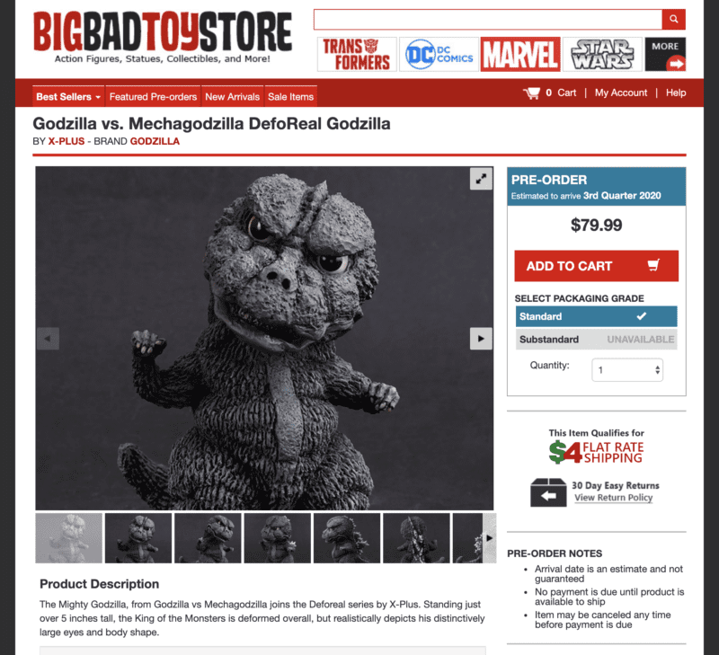 Big Bad Toy Store use PreOrders Plugins