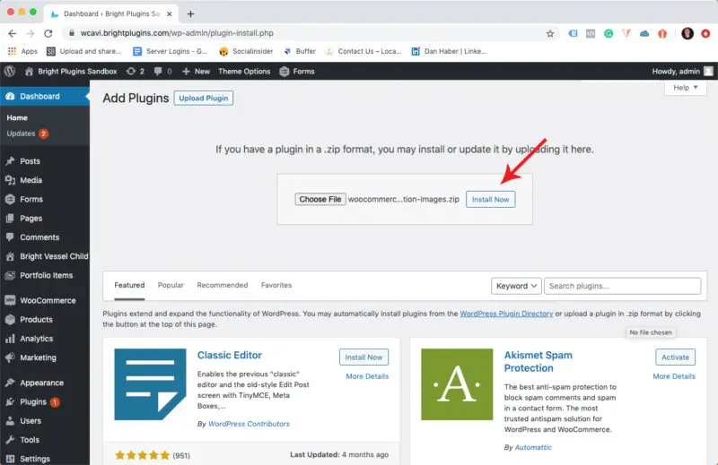 Variation Images for WooCommerce Install