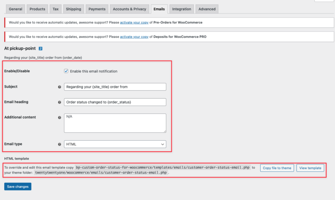 Emails-edit-template - Bright Plugins