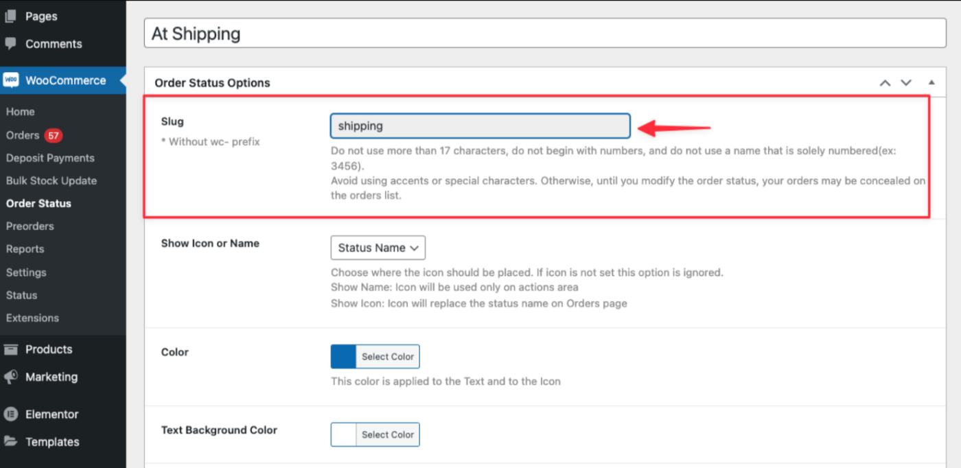 Order-status-slug - Bright Plugins