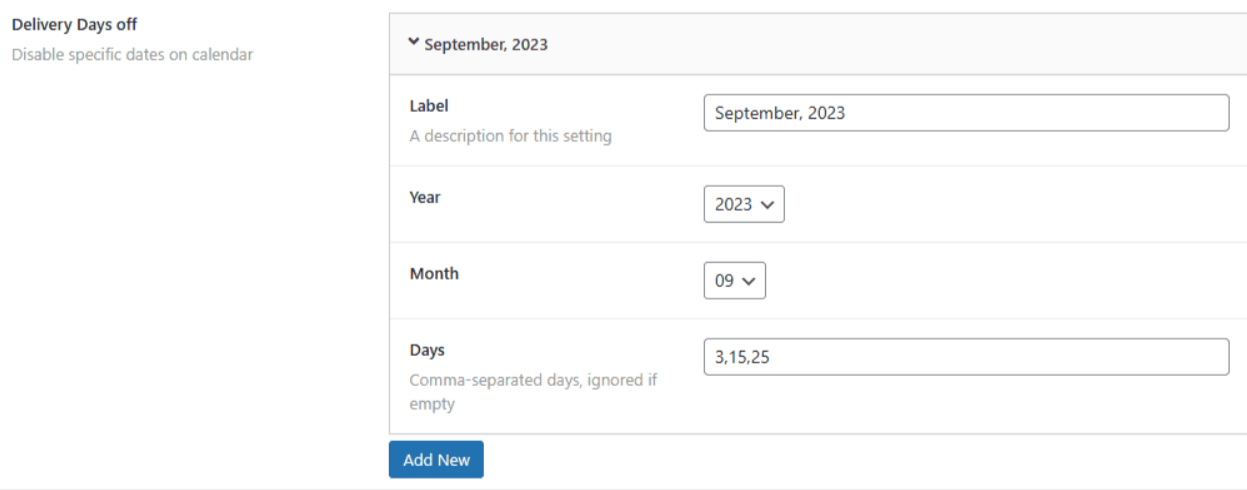 Delivery-days-off - Bright Plugins