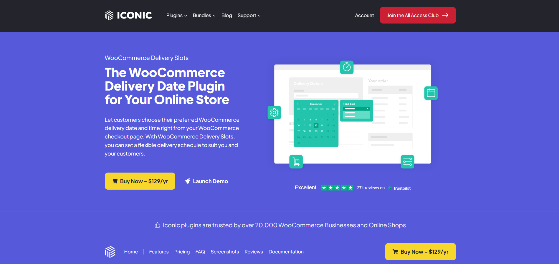 Iconic による WooCommerce デリバリー スロット