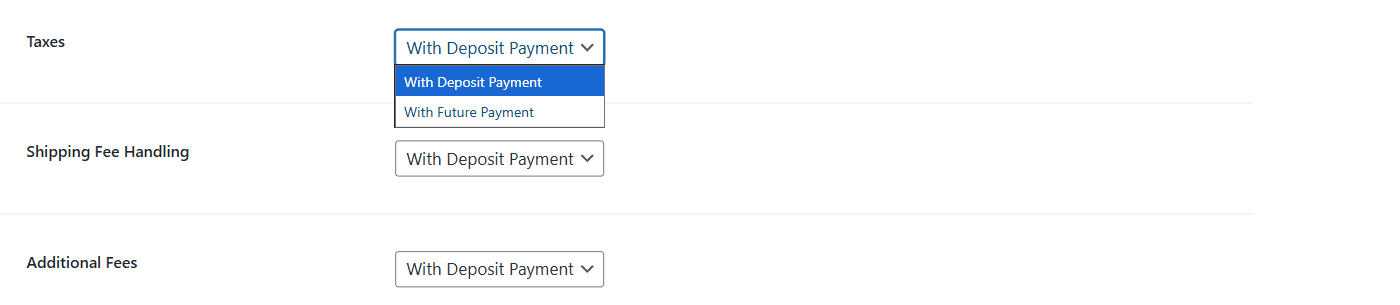 Deposits Taxes Shipping Fees Timing - Bright Plugins