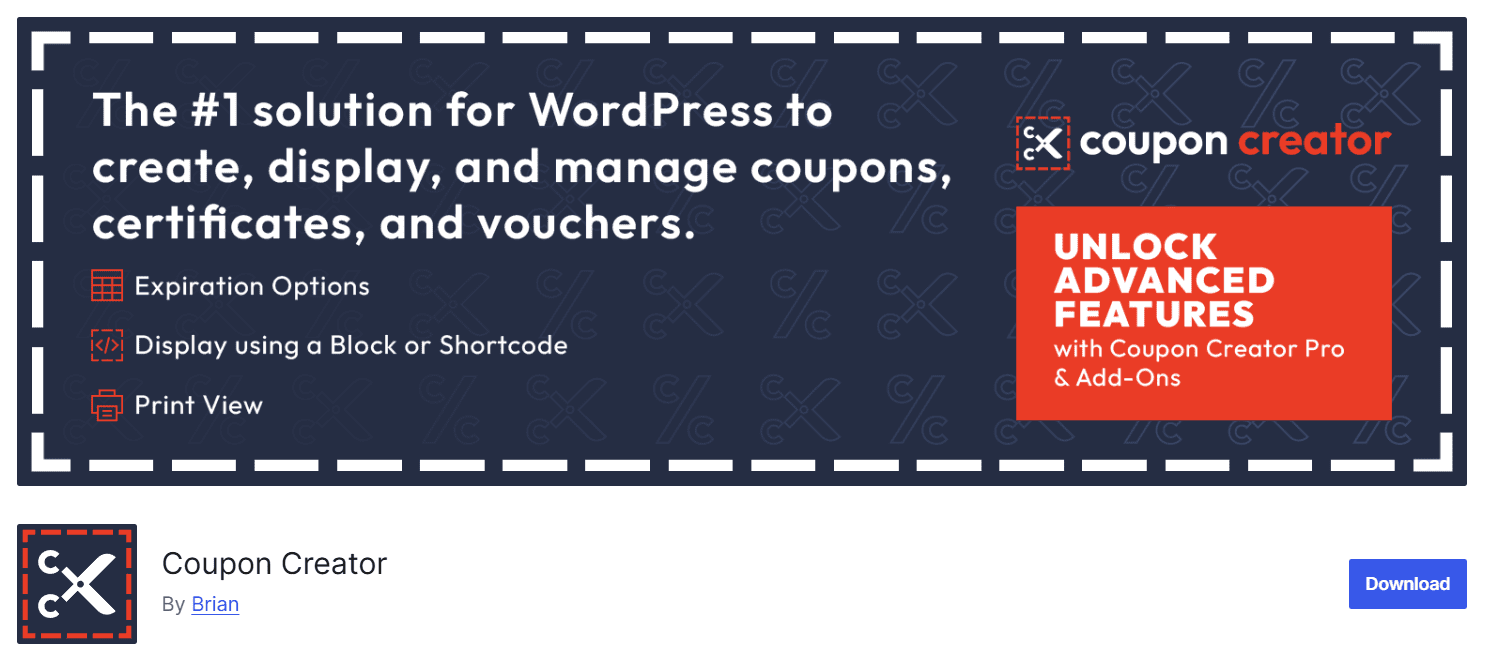 - Bright Plugins Creador de cupones