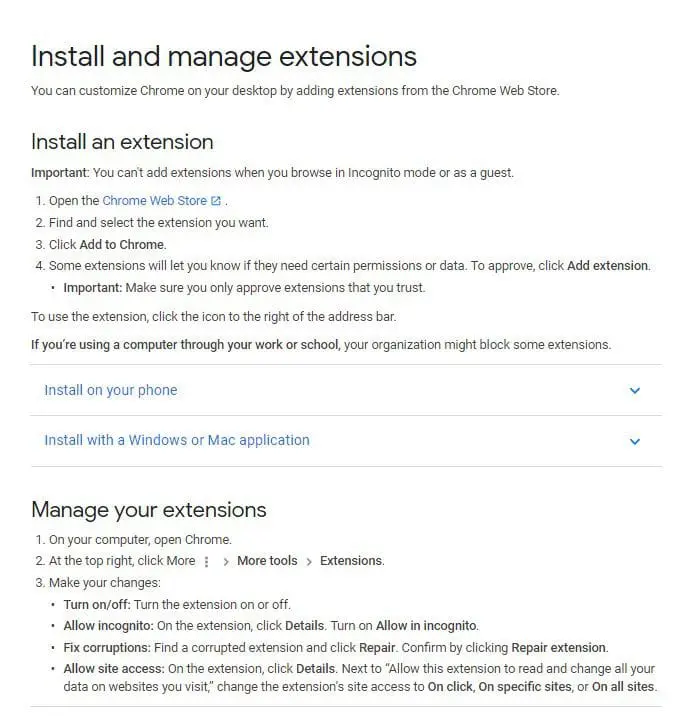 Install and manage extensions - Bright Plugins Install and manage extensions