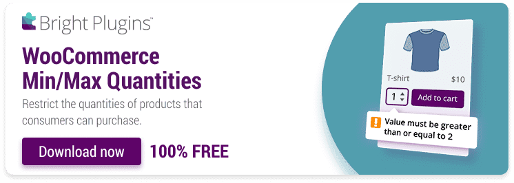 - Bright Plugins Min/Max Quantities for WooCommerce
