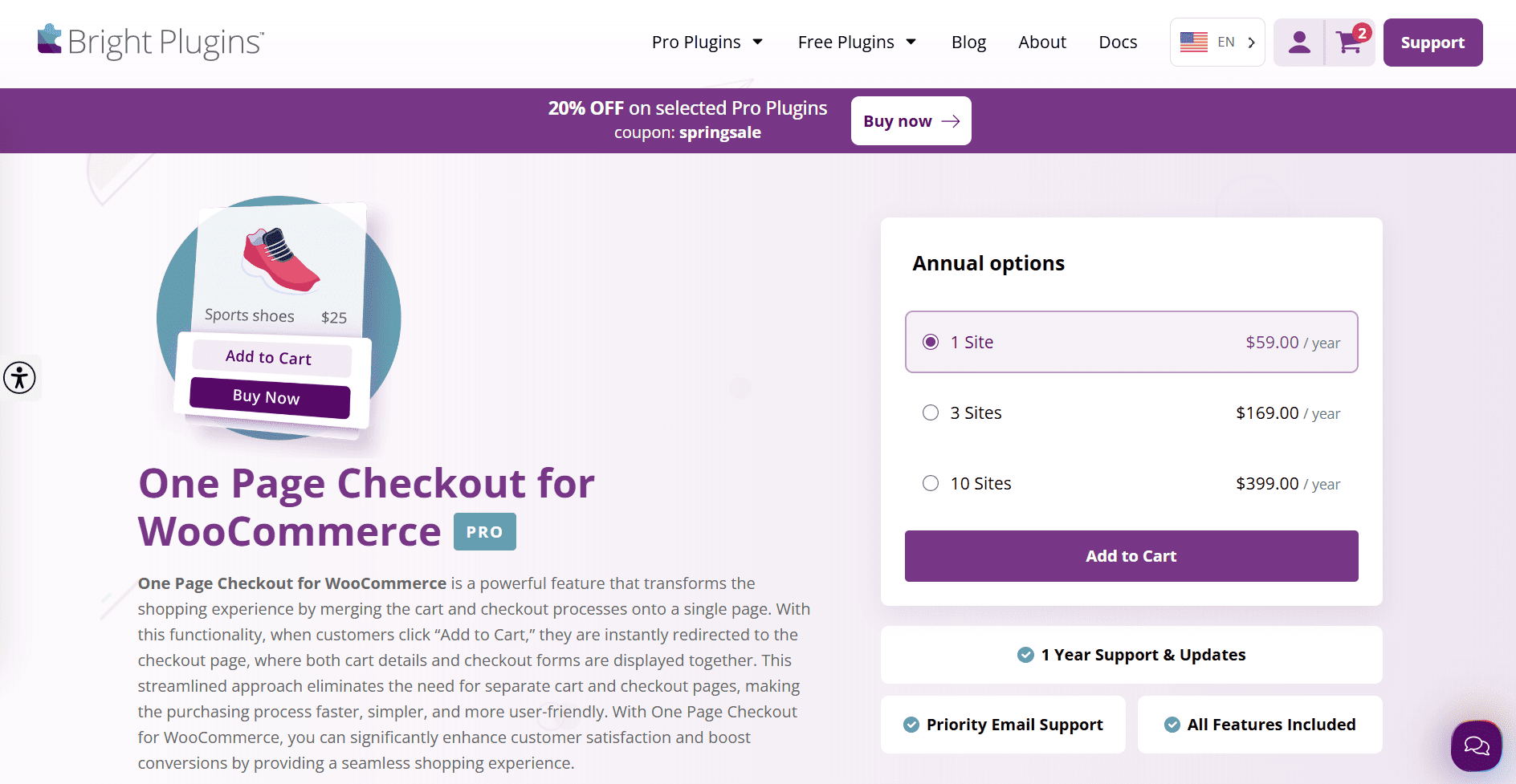 - Bright Plugins One Page Checkout for WooCommerce