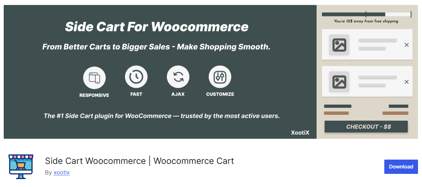 - Bright Plugins Side Cart WooCommerce