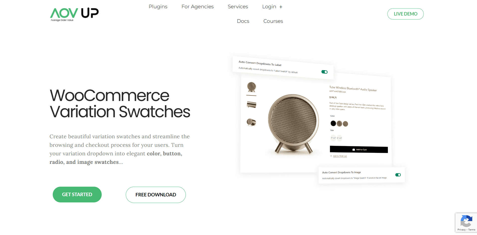 - Bright Plugins WooCommerce Variation Swatches by AovUp