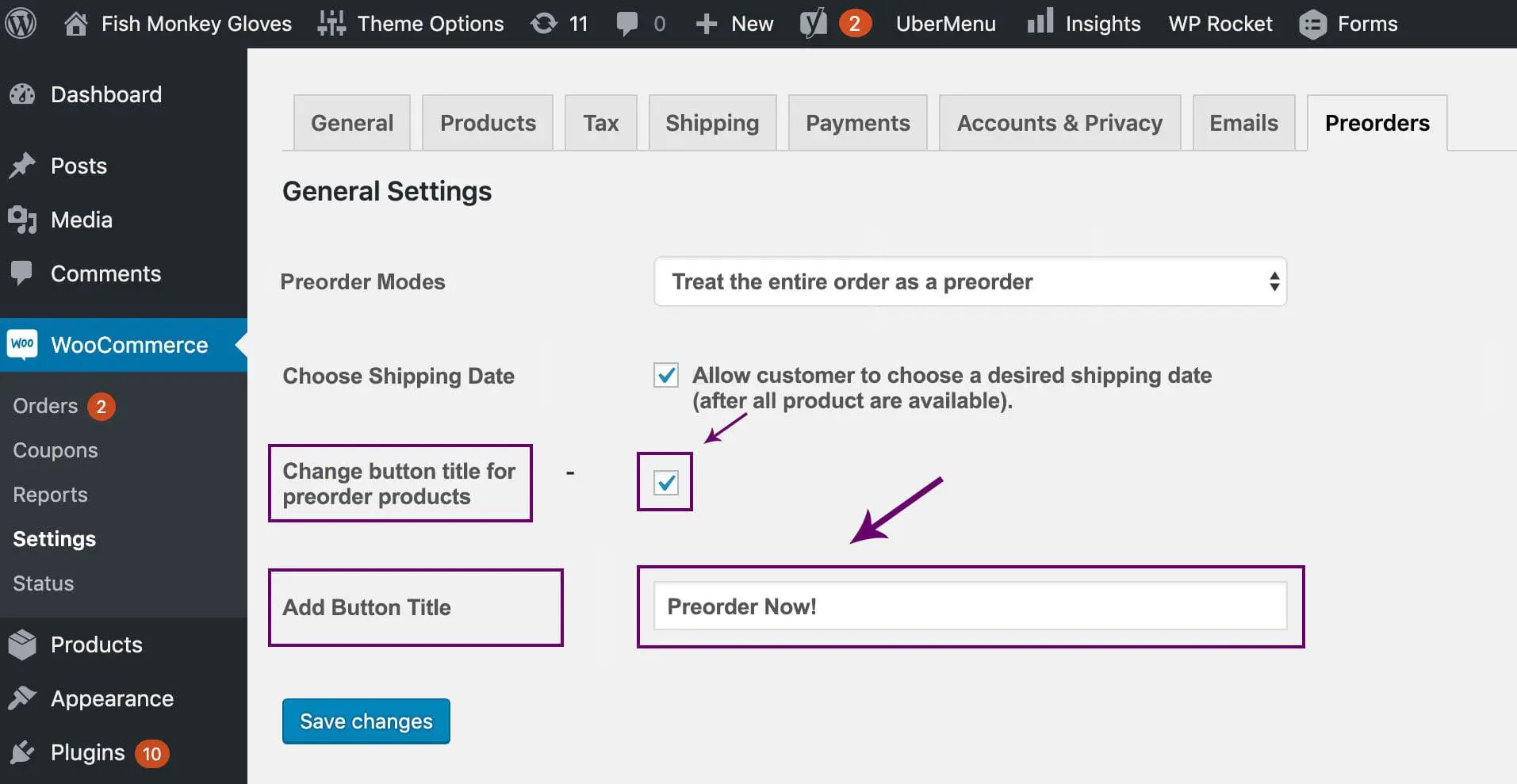 woocommerce-preorders-change-button-title - Bright Plugins ALTERAR O TÍTULO DO BOTÃO EM PLUG-INS DE PRÉ-ENCOMENDAS