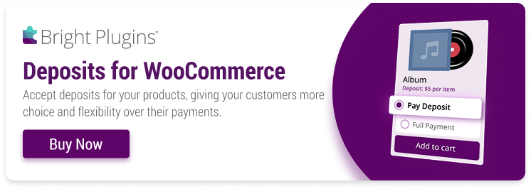 Deposits - Bright Plugins Depósitos WooCommerce