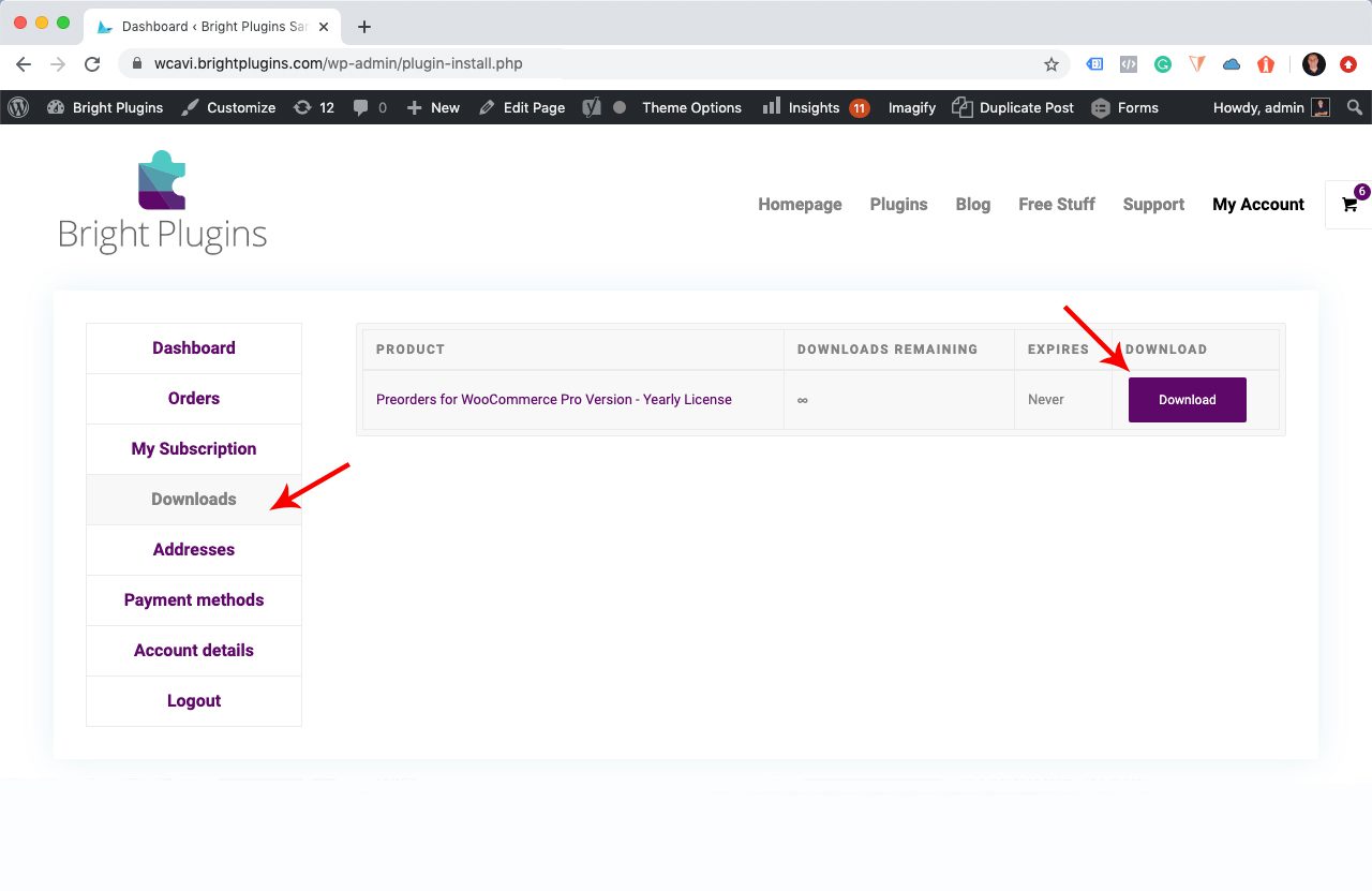 Variation Images for WooCommerce Download