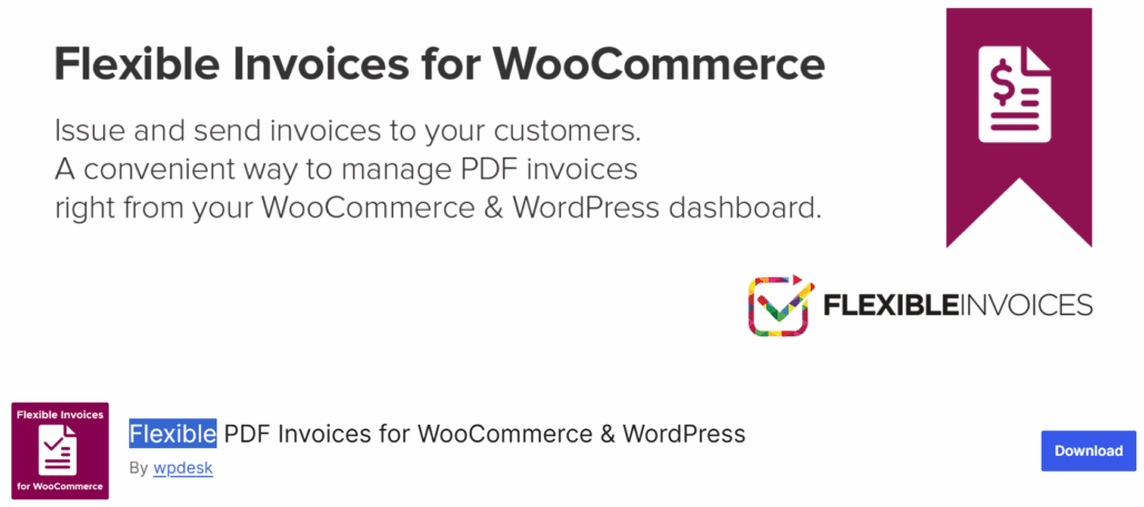 Flexible PDF Invoices