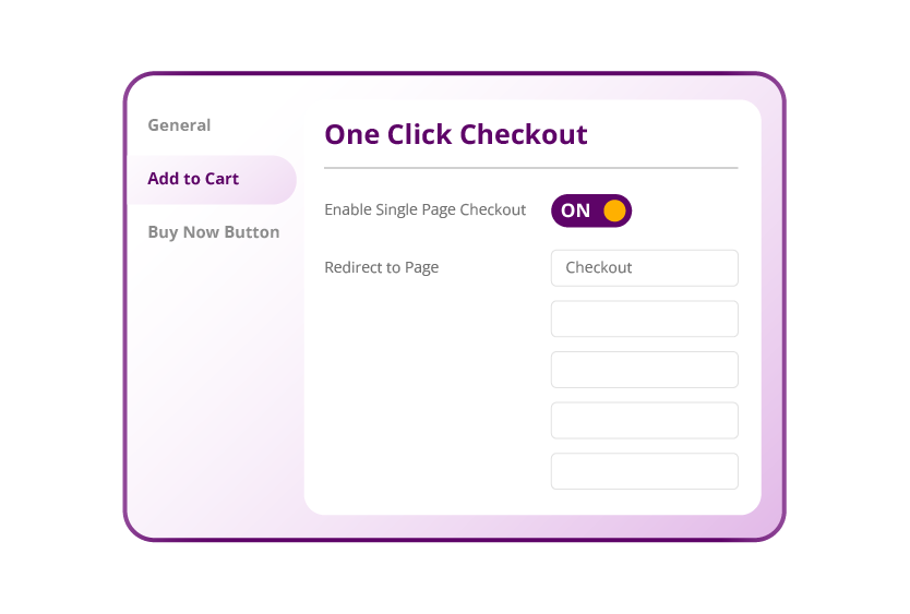 One Click Checkout
