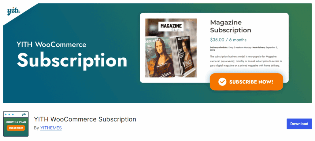 YITH WooCommerce Subscription